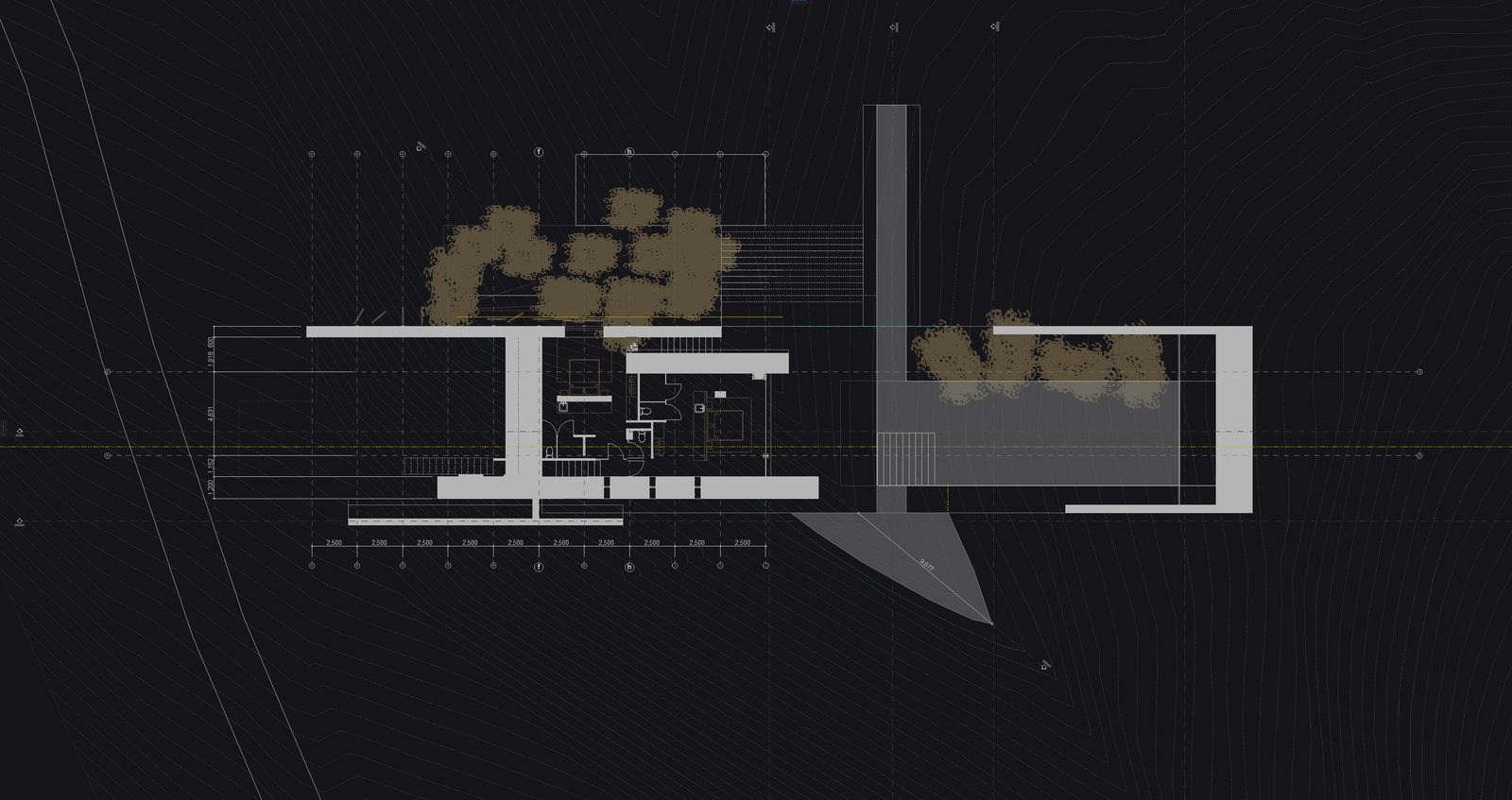 Dam Wall Building, Buffelsdrift — brise-soleil study